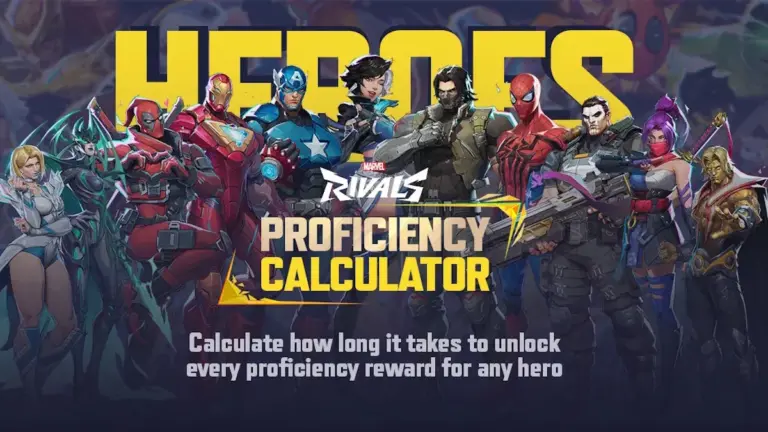 Marvel Rivals Proficiency Calculator