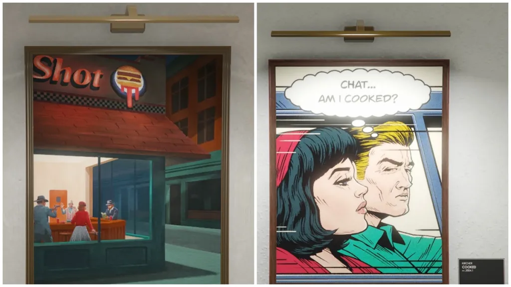 Easter egg di GTA Online nascosti nei dipinti