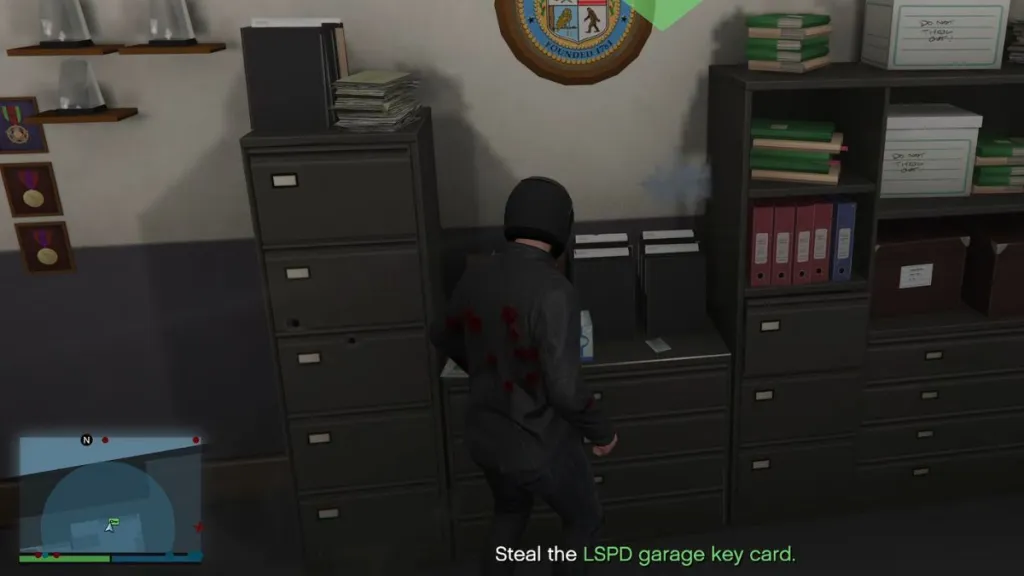 Furto della chiave garage LSPD