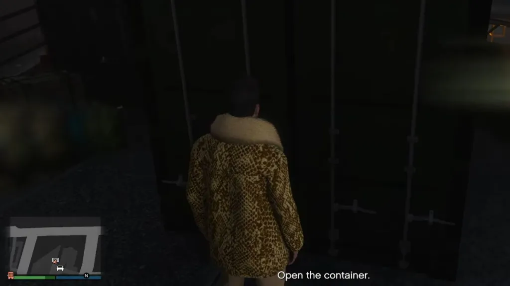 Aprire i container a Del Perro per ottenere il codice di accesso