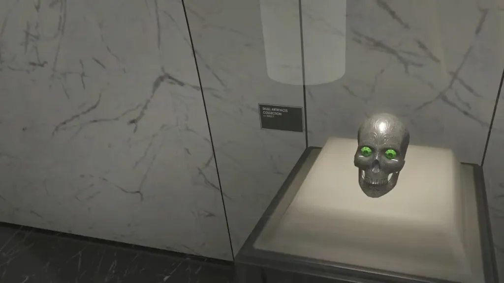 Collezione di artefatti skull da rubare con il tagliavetro