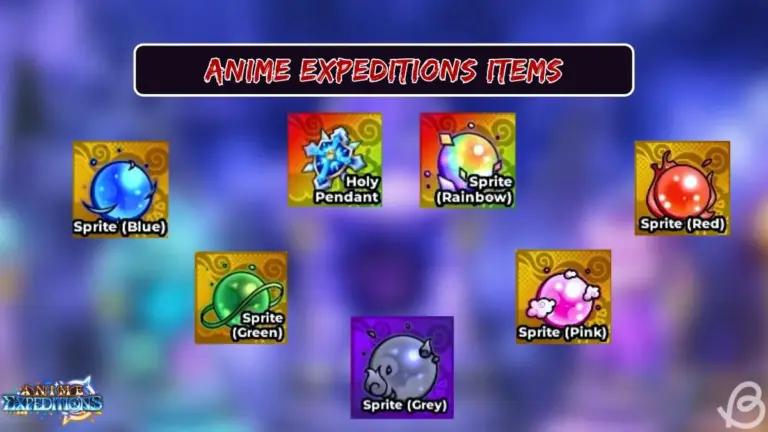 All Items in Anime Expeditions