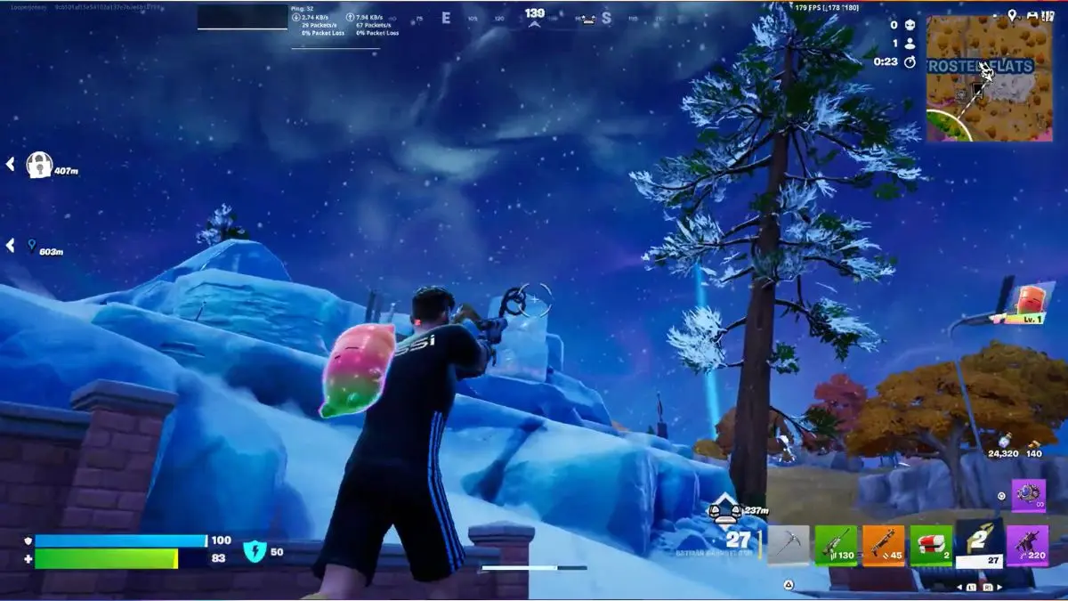 Mira il Batman Grapple Gun in Fortnite