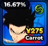 Carrot, unità Rare in Anime Expeditions