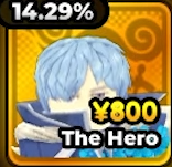 The Hero, unità Leggendaria in Anime Expeditions