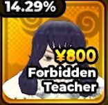 Forbidden Teacher, unità Leggendaria in Anime Expeditions
