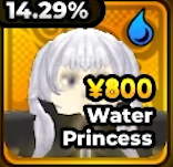Water Princess, unità Leggendaria in Anime Expeditions