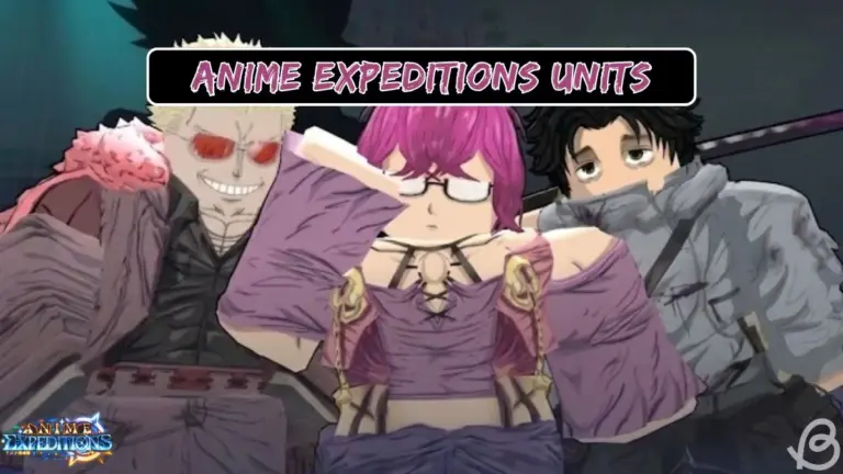 All Units in Anime Expeditions
