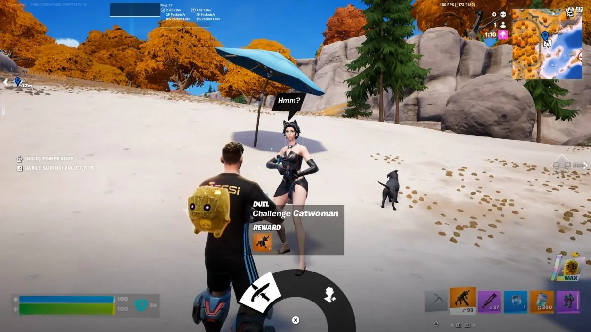 Sfida Catwoman in Fortnite
