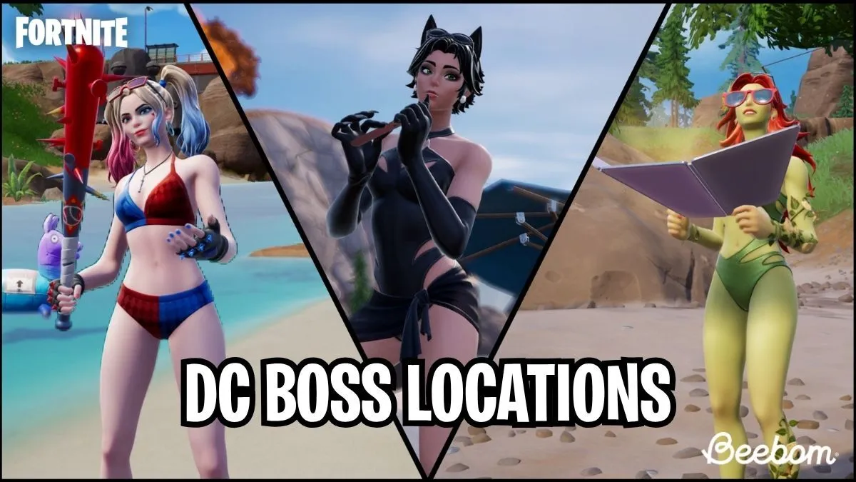 Catwoman Harley Quinn Poison Ivy Boss In Fortnite