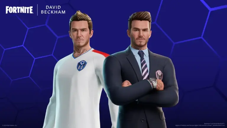 David Beckham skins in Fortnite