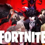 Persona 5 artwork with the Fortnite logo