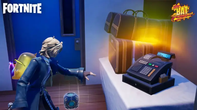 Searching a Cash Register in Fortnite