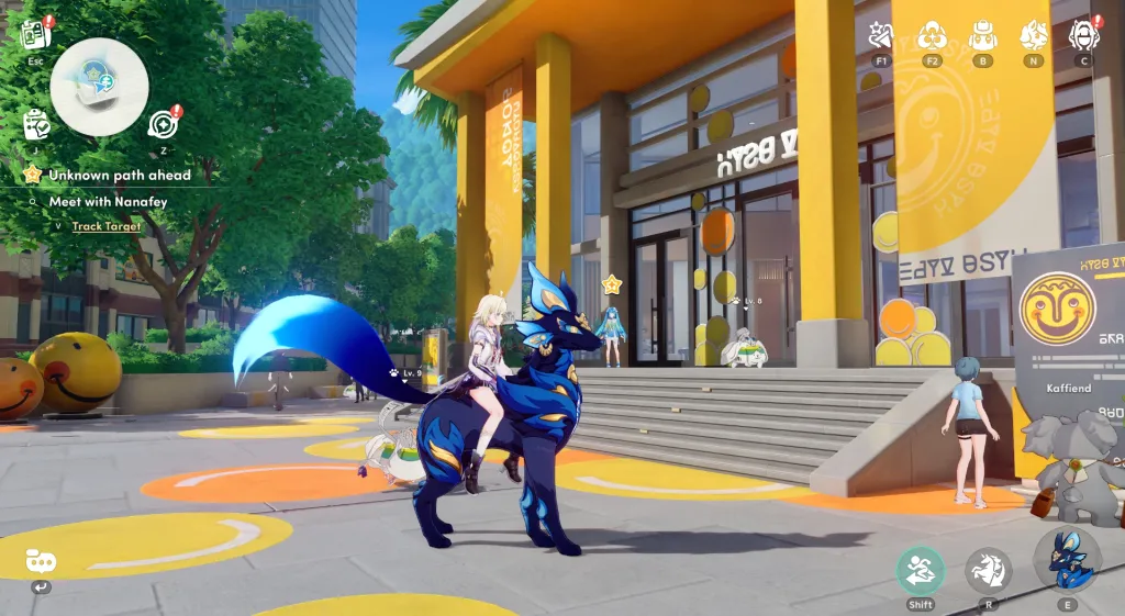 Anima utilizzata come cavalcatura in Honkai Nexus Anima