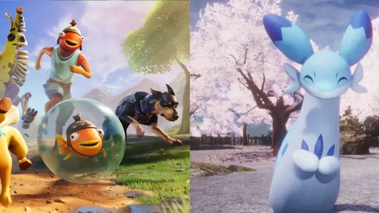 Fortnite Sidekick and Palworld Pals