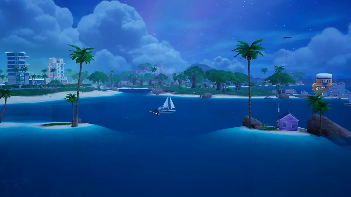 Vista aerea del Duck Yacht