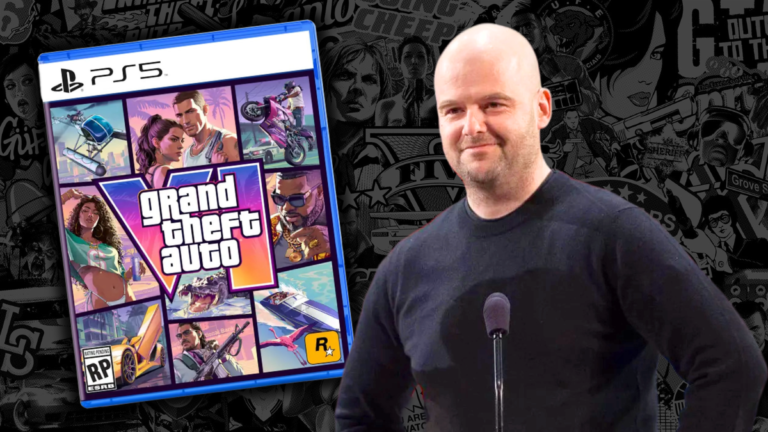 Dan Houser and GTA 6 disc box