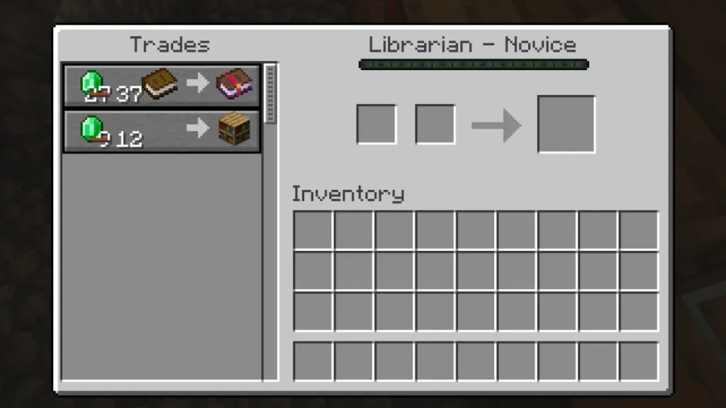 Commercio con il Bibliotecario per ottenere Mending in Minecraft