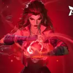 Wanda Maximoff in the Avengers Age of Ultron PvE mode