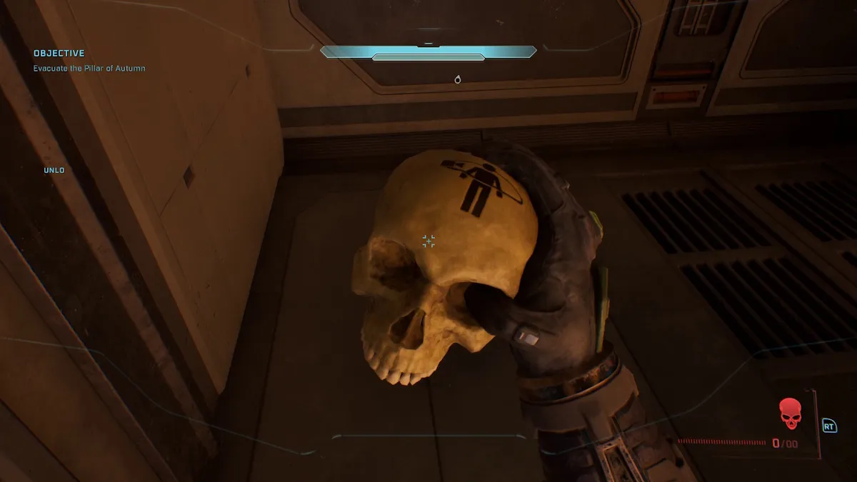 Icona del Perspective skull pronta per l’attivazione