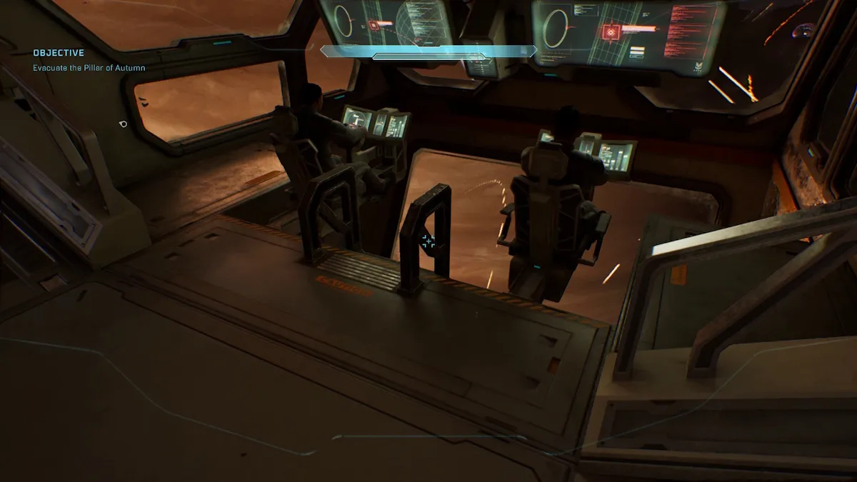 Scala tra i due piloti e discesa nell’area pit in Halo Campaign Evolved