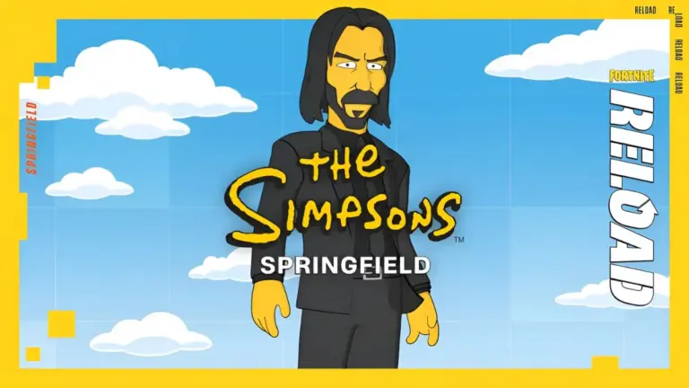 Fortnite Simpsons John Wick Skin Style