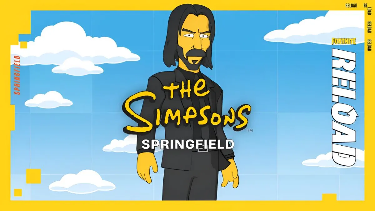 Fortnite Simpsons John Wick Skin Style