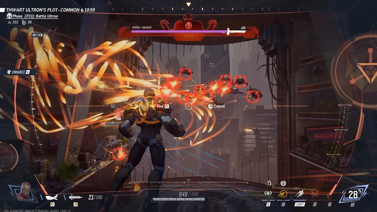 Distruzione dei droni Sentry di Ultron