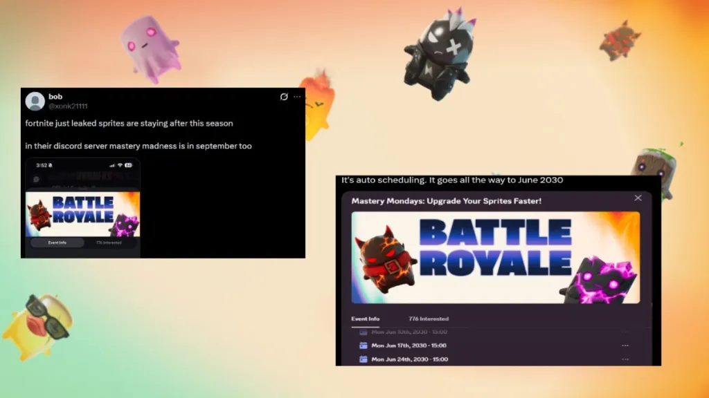 Sprite di Fortnite segnalati per il vault