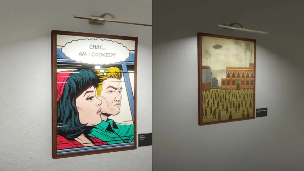 Opere d'arte del piano terra del Kortz Center