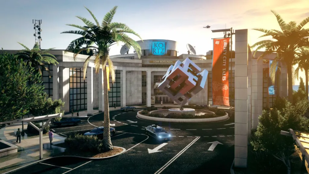 Vista esterna del Kortz Center, nuova rapina di GTA Online
