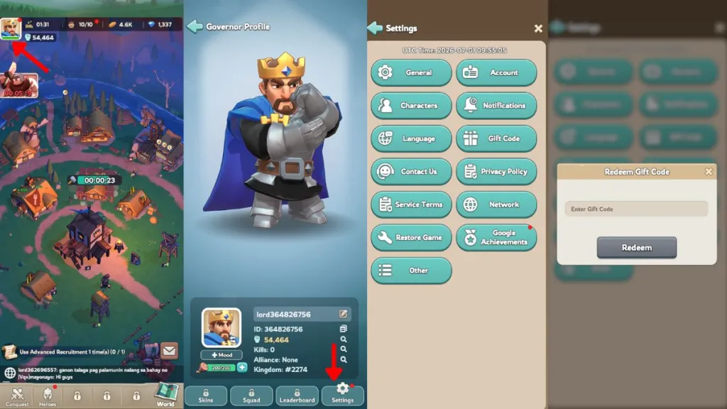 Guida al riscatto dei codici Kingshot