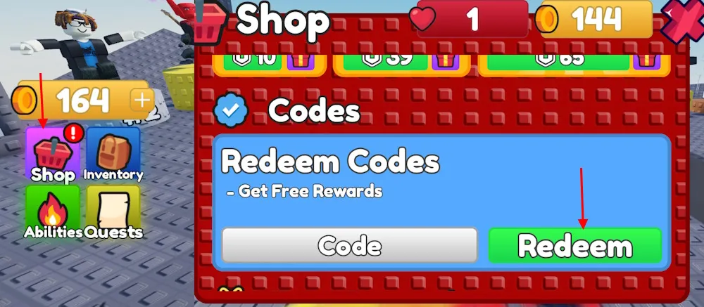 Riscatto dei codici Pass or Explode su Roblox