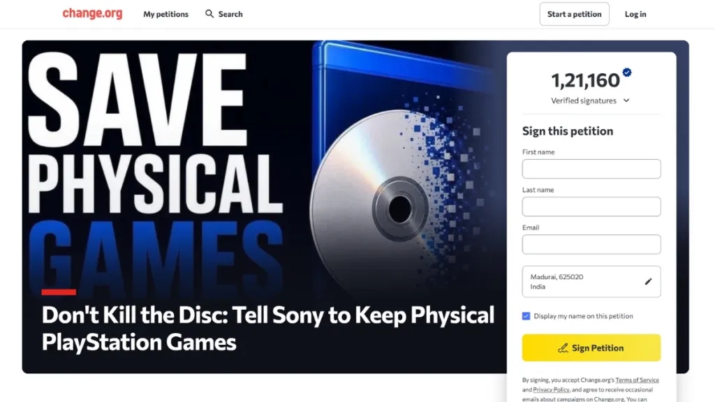 Petizione Don’t Kill the Disc contro la decisione di Sony di eliminare i dischi fisici