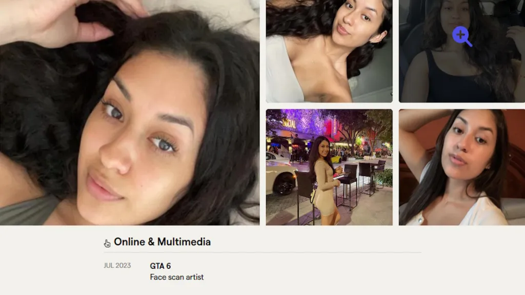 Destiny Mendoza, artista di scansione facciale per GTA 6