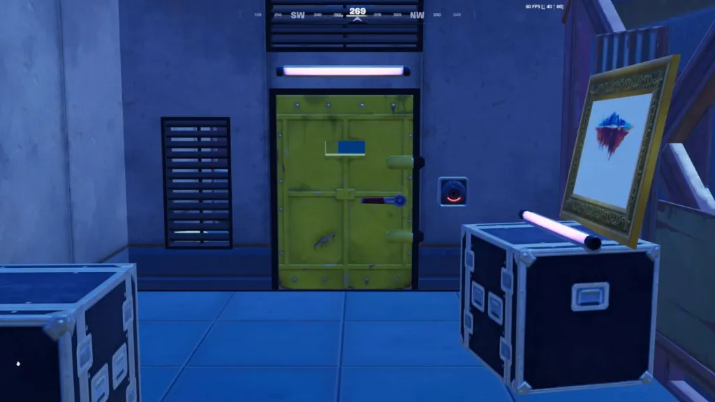 Porta di una Renegade Vault in Fortnite