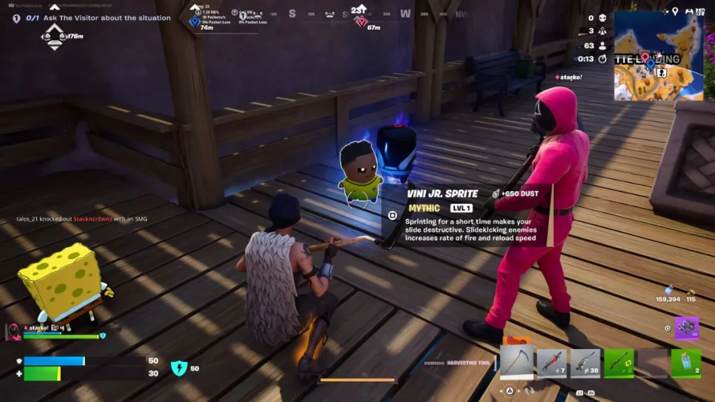 Sprite di Vini Jr in Fortnite Capitolo 7 Stagione 3