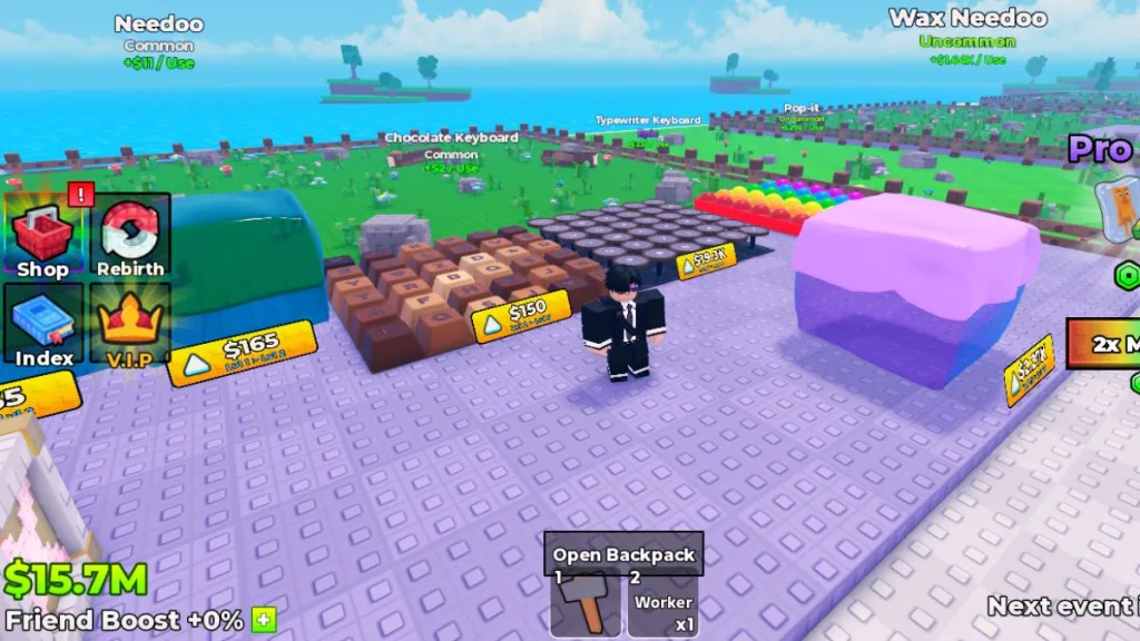 schermata di riscossione codici Unbox ASMR su Roblox