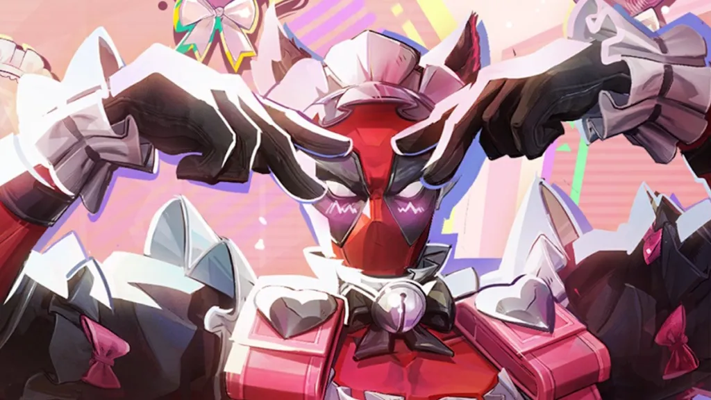 Deadpool con il nuovo costume da cameriera in Marvel Rivals