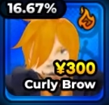 Curly Brow, unità Rare in Anime Expeditions