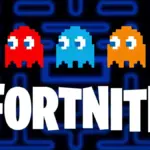 Pac-Man and the Ghost next to the Fortnite logo
