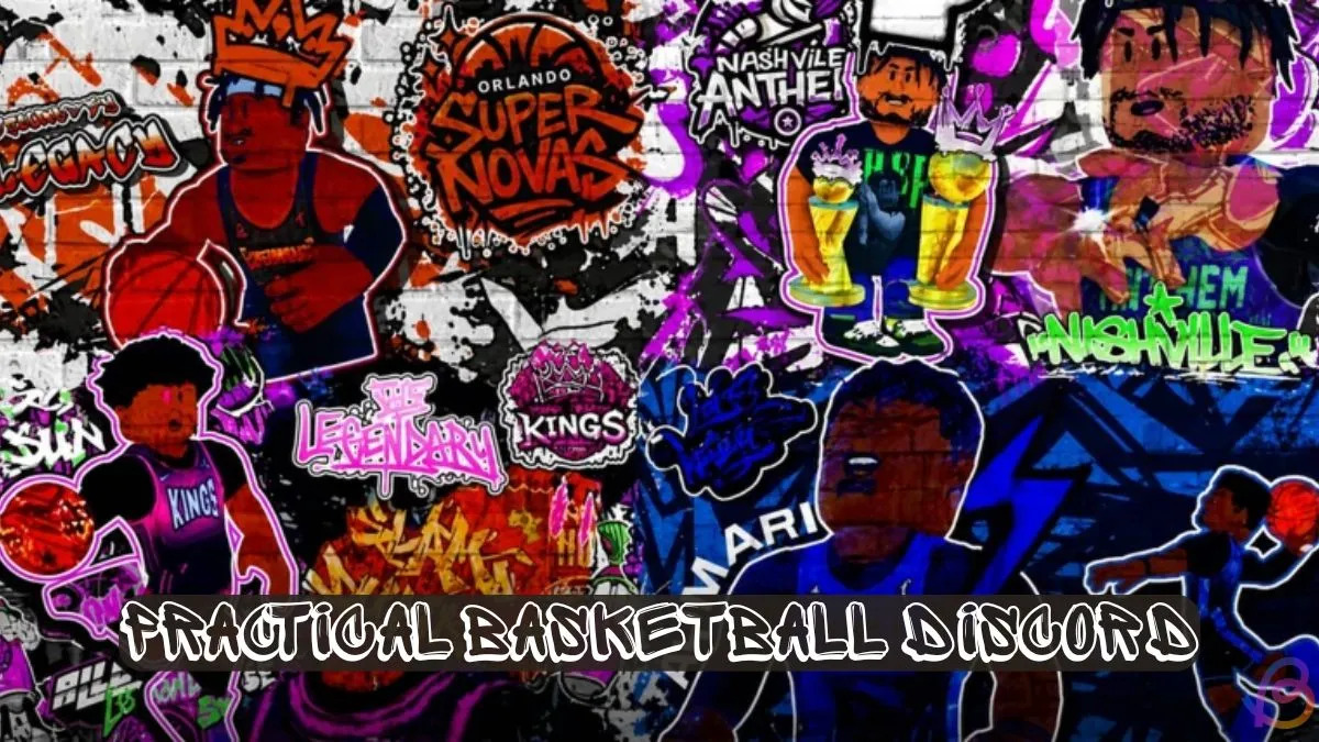 Practical Basketball game screen with Discord text