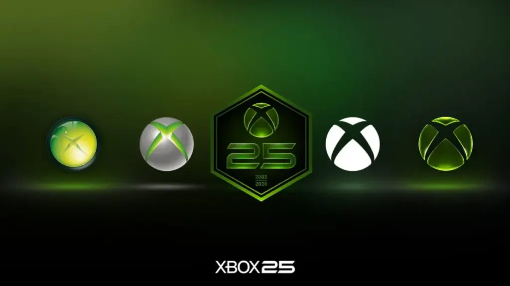 XBOX 25th Anniversary Badge with logos