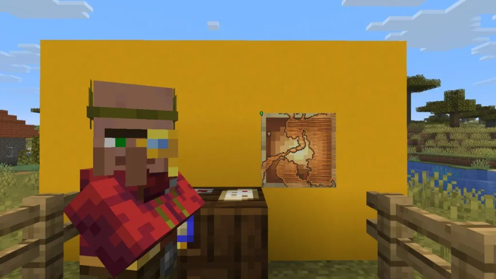 Mappa Explorer del Villaggio delle Pianure in Minecraft
