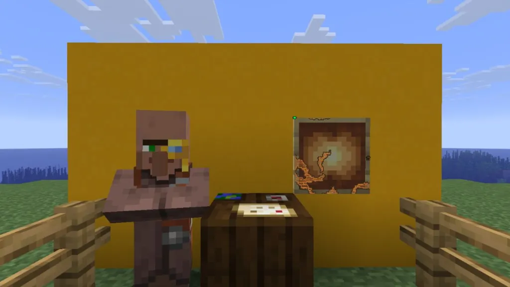 Mappa Explorer del Woodland Mansion in Minecraft