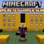 How to Craft Concrete Stairs and Slabs in Minecraft