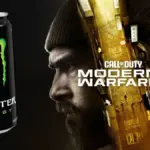 Call of Duty Modern Warfare 4 Cover Art with a Monster Energy Can