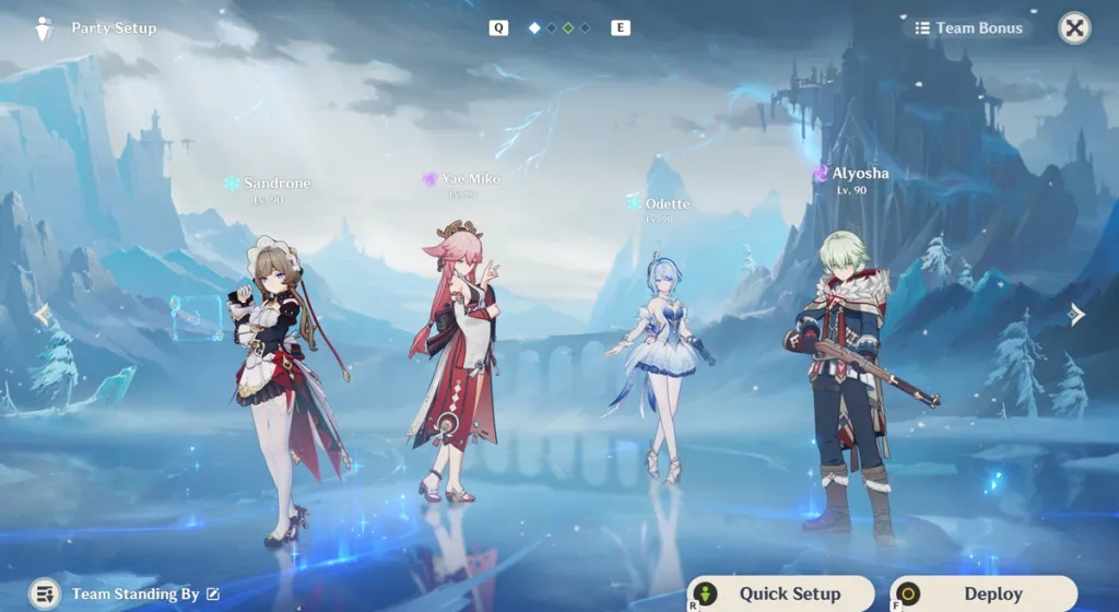 Team Stellar Conduct per sconfiggere l'Immortal Construct