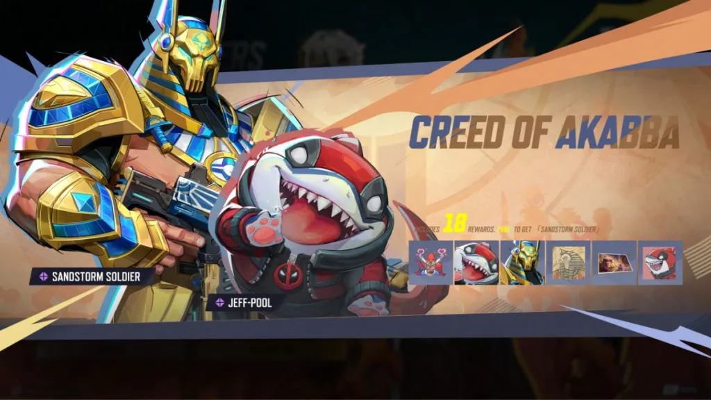 Pass evento Creed of Akabba di Marvel Rivals