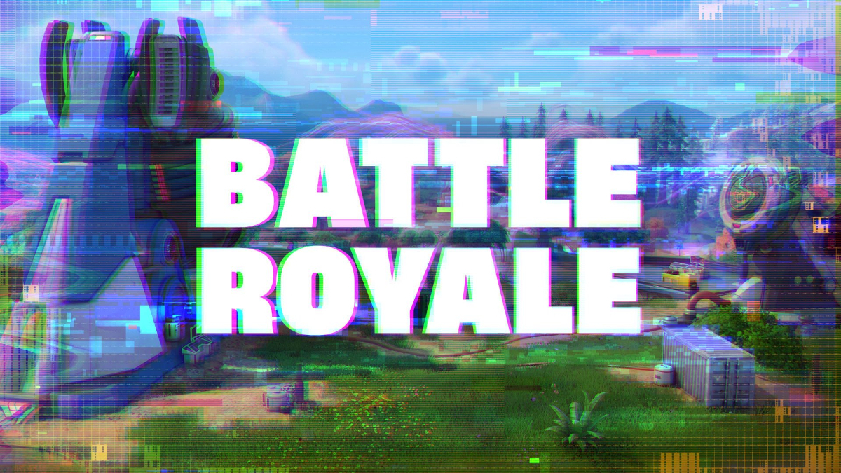Fortnite Live Event teaser with the words